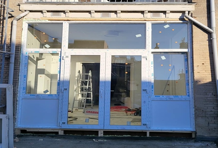 Old windows before replacement